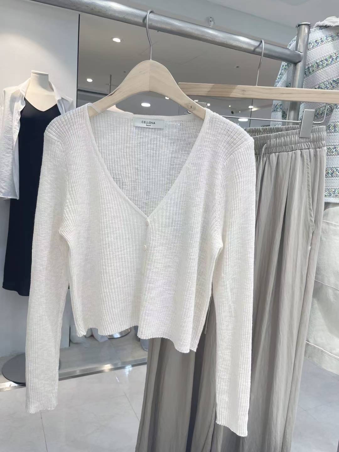 CELLONA韓國直郵㊣女裝新款熱賣休閑真品職業推薦人氣針織衫CELLONA針織衫