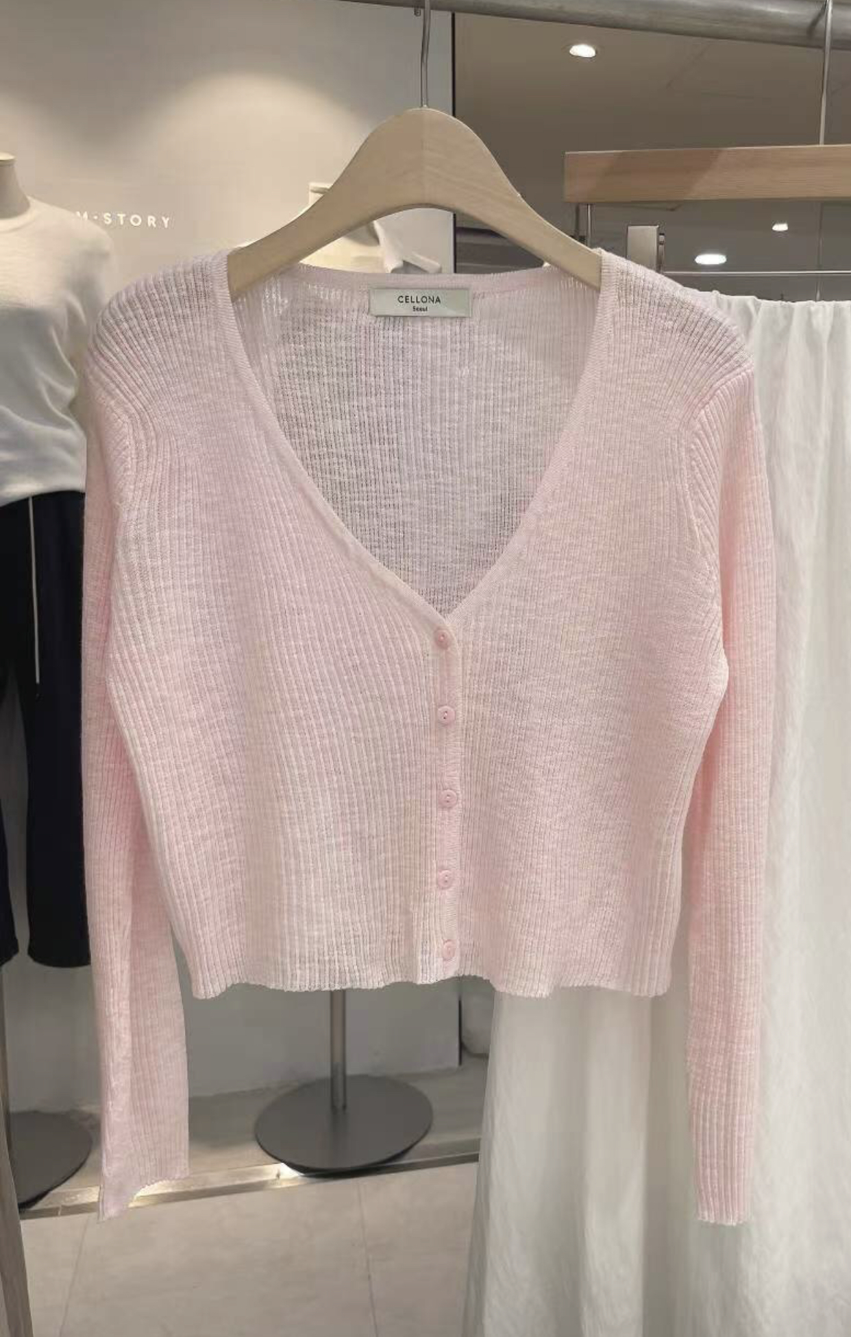 CELLONA韓國直郵㊣女裝新款熱賣休閑真品職業推薦人氣針織衫CELLONA針織衫圖色2