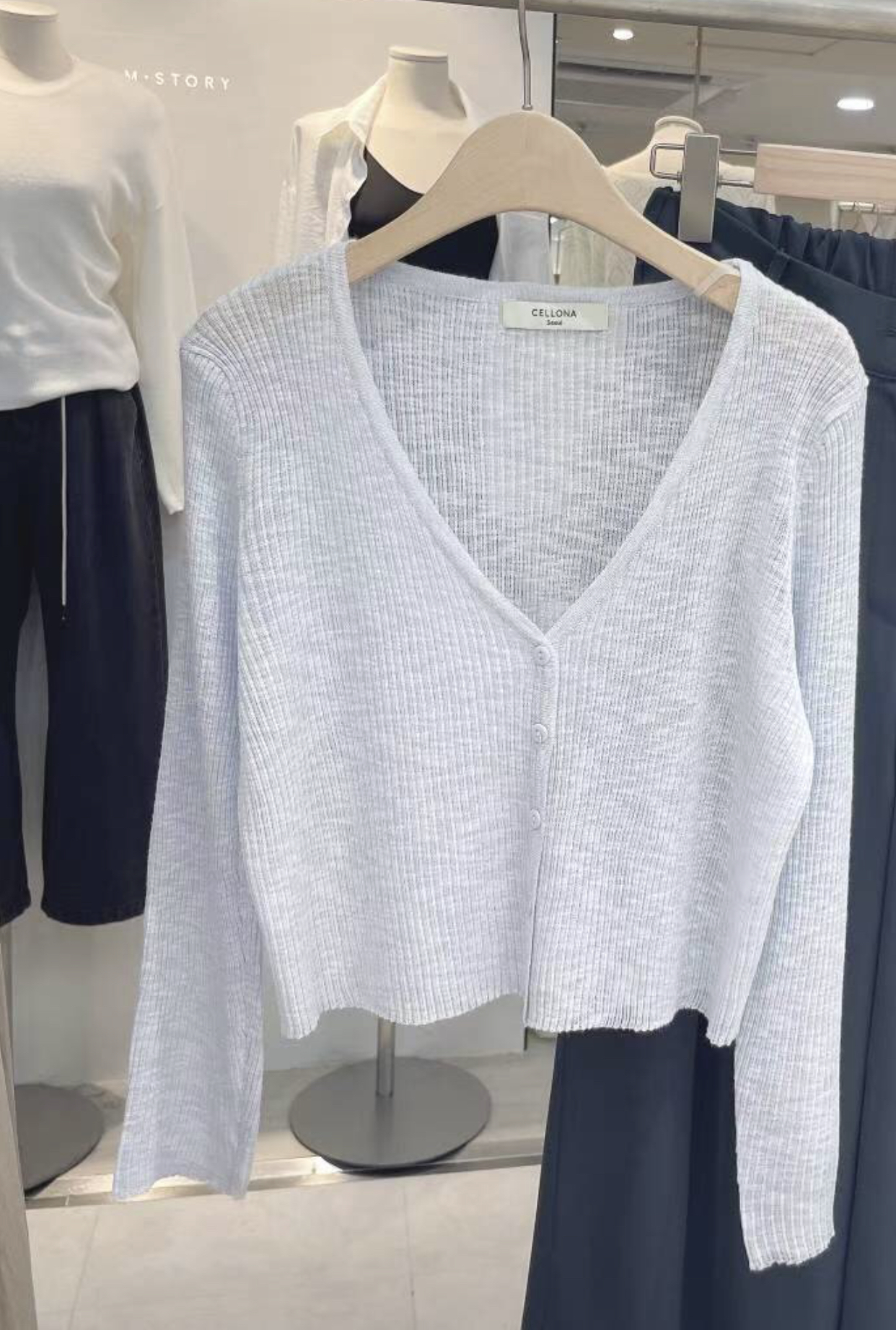 CELLONA韓國直郵㊣女裝新款熱賣休閑真品職業推薦人氣針織衫CELLONA針織衫圖色3