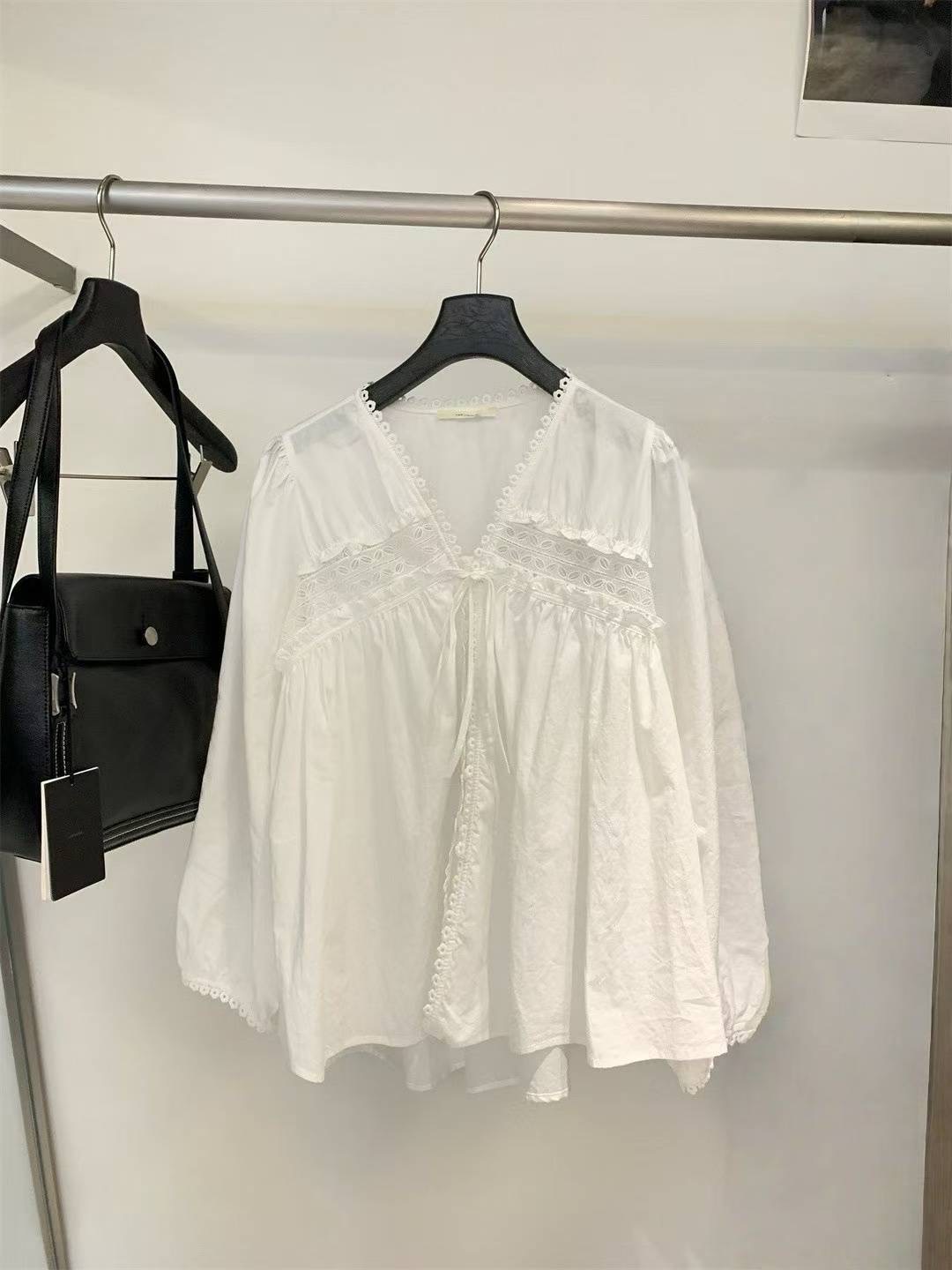 CELLONA東大門㊣直郵女士新品人氣熱賣職業推薦襯衫蕾絲衫刺繡CELLONA襯衫/蕾絲衫