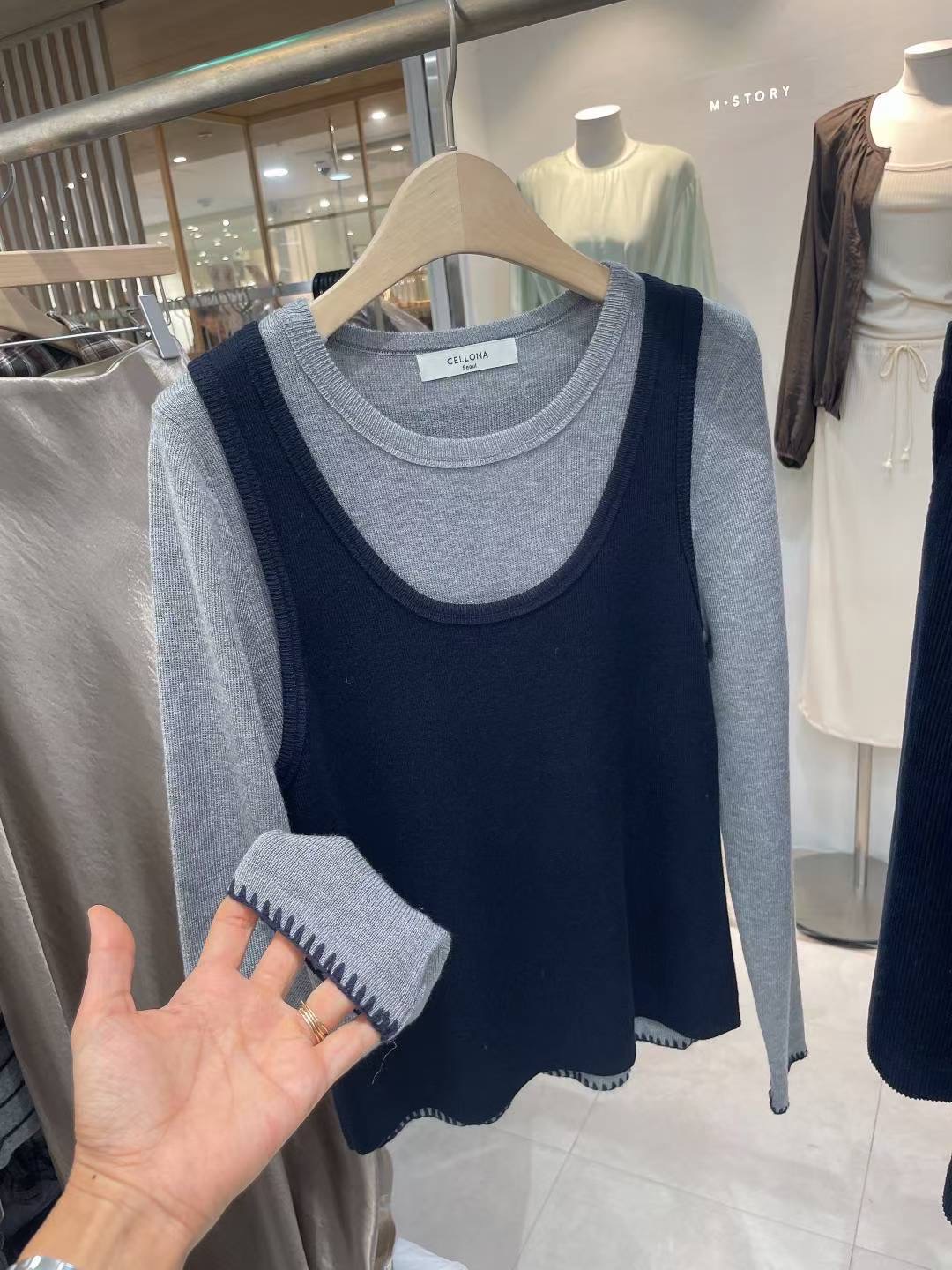 CELLONA東大門㊣代購女士新品真品職業推薦25秋冬熱賣套裝繡花CELLONA套裝圖色2