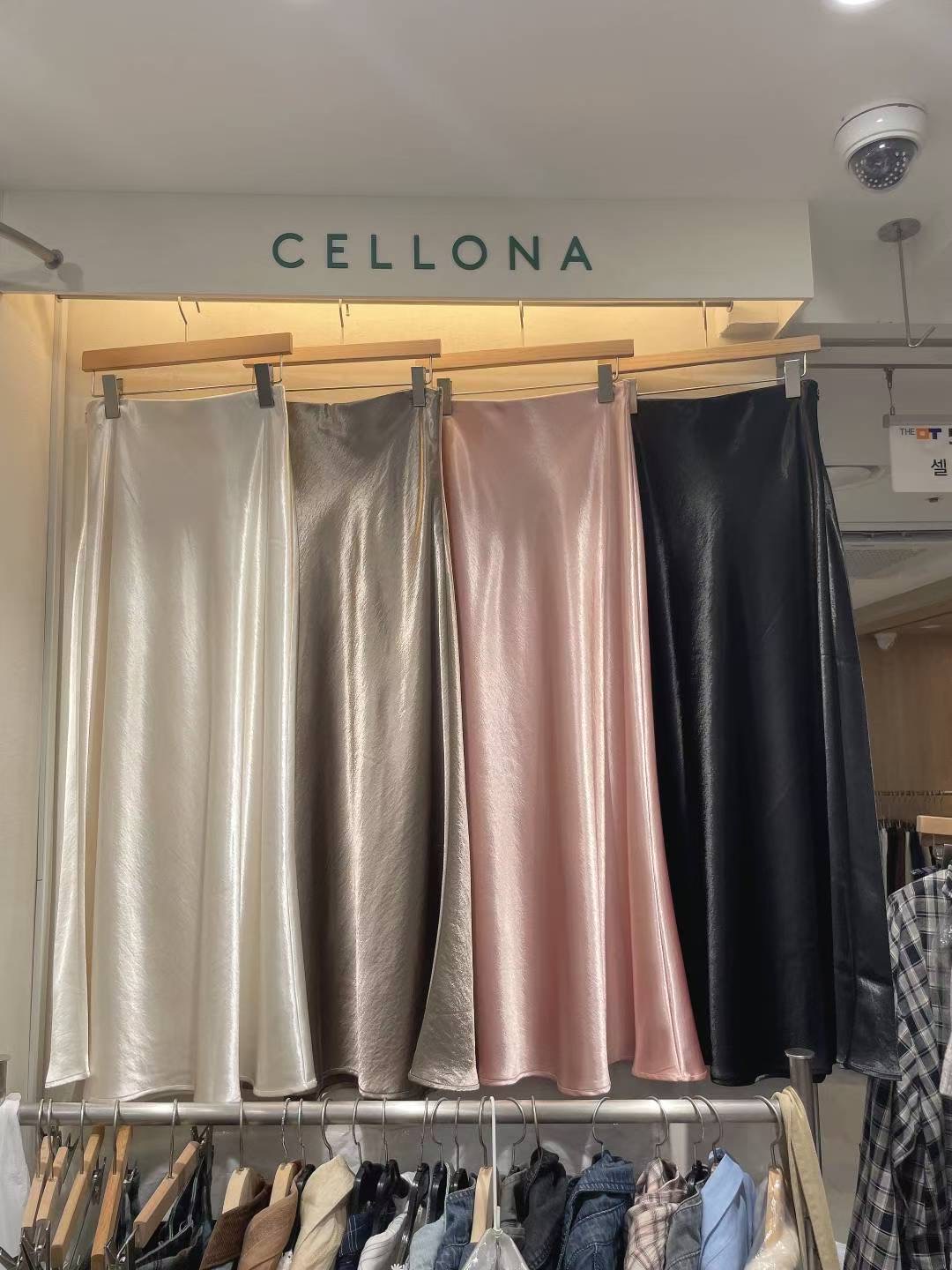 CELLONA韓國直郵㊣女士新款職業推薦時尚25秋冬休閑熱賣長裙CELLONA長裙