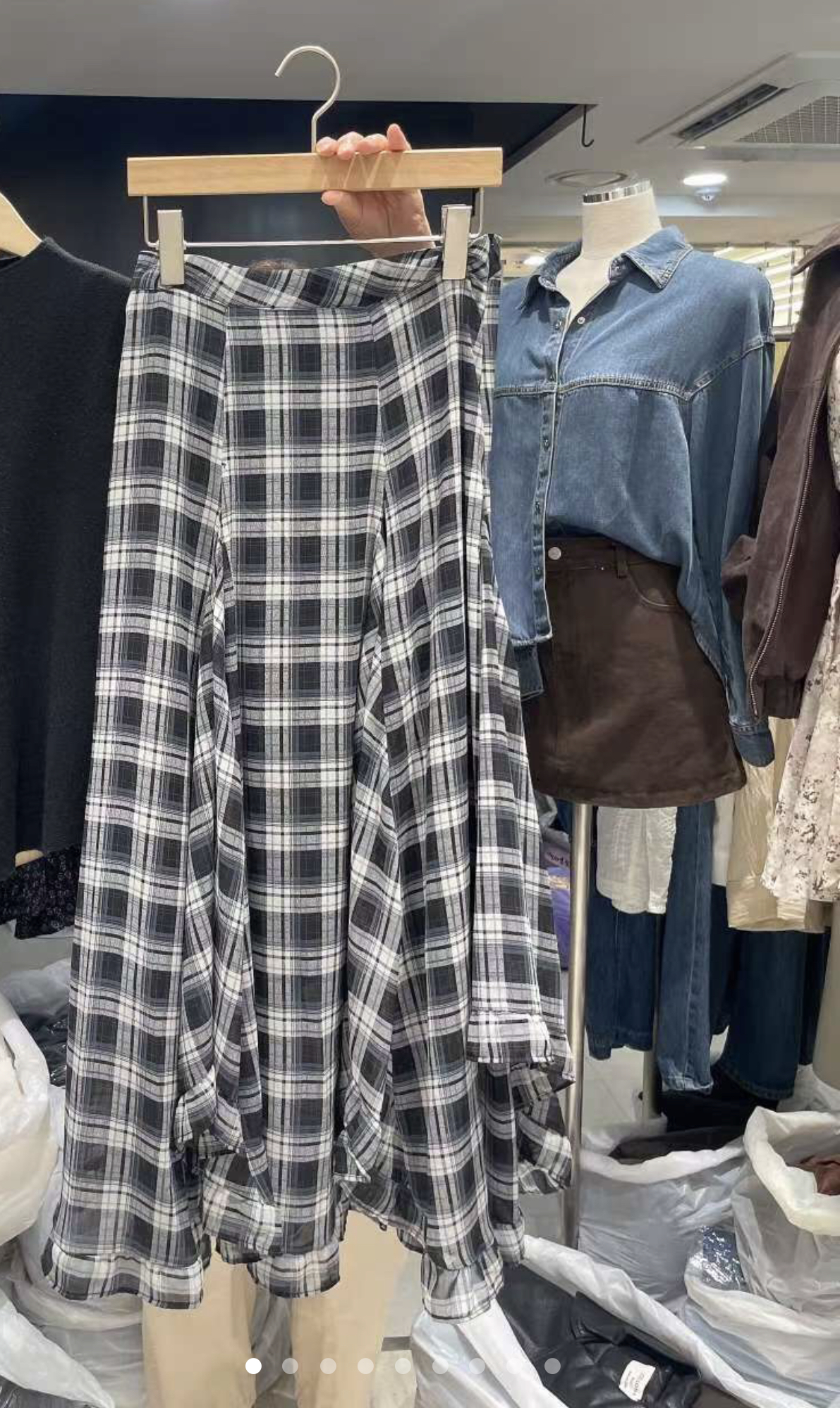 CELLONA東大門㊣代購女士新款真品休閑推薦職業熱賣25秋冬長裙CELLONA長裙圖色2