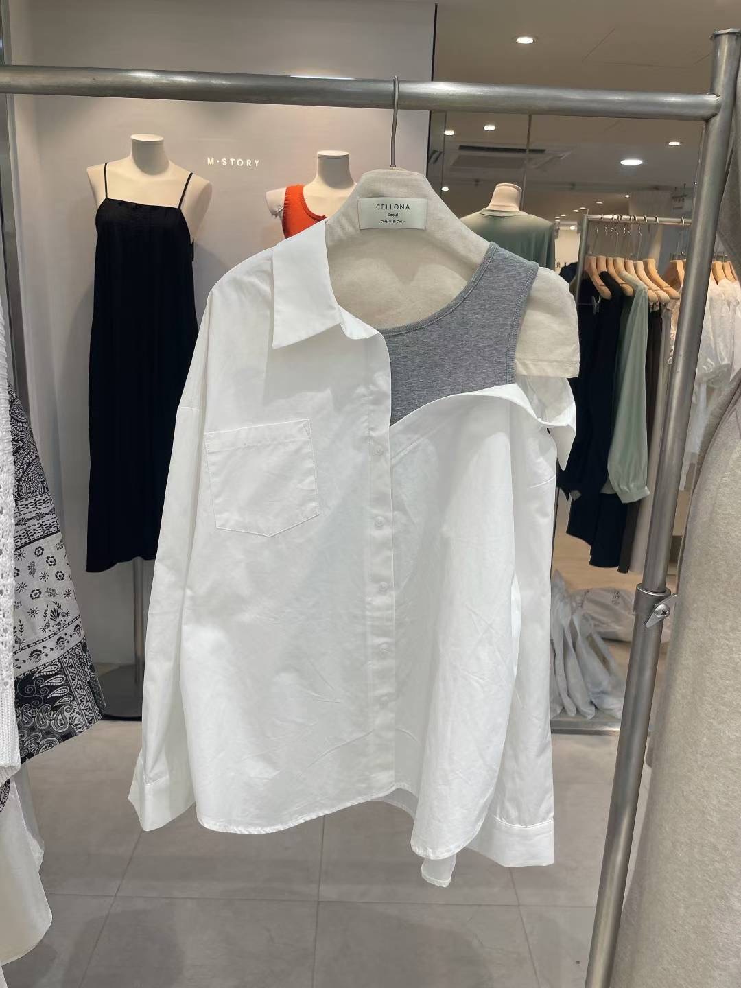 CELLONA東大門㊣實拍女士新款推薦職業25秋冬真品襯衫蕾絲衫CELLONA襯衫/蕾絲衫圖色2