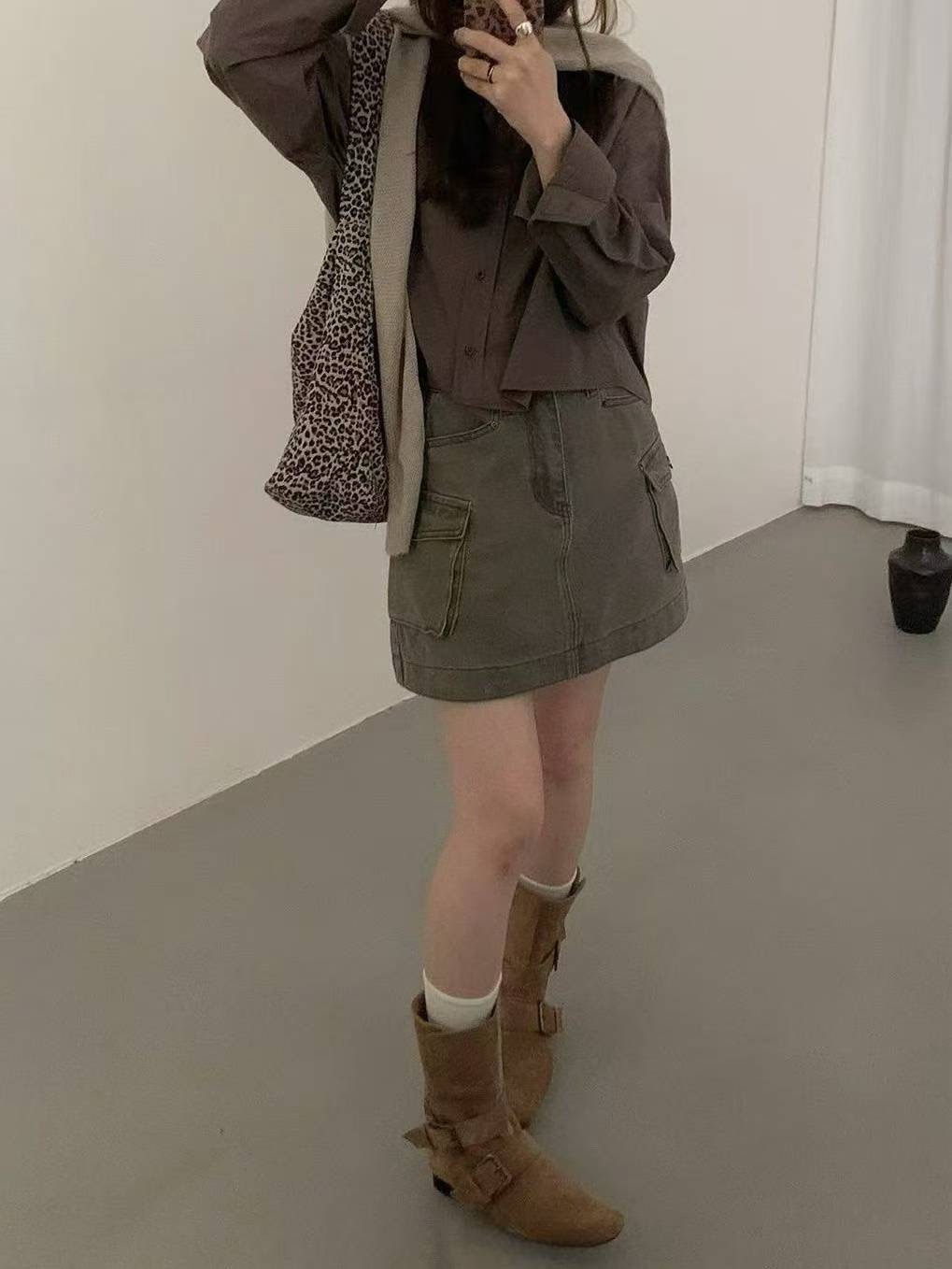 CELLONA韓國代購㊣女裝新品推薦人氣25秋冬熱賣職業時尚短裙CELLONA短裙