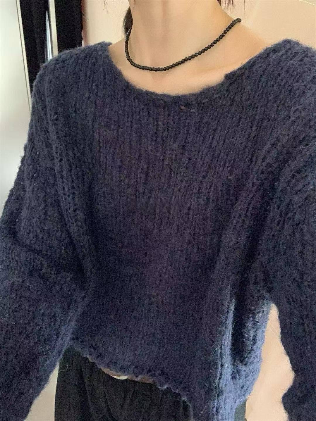 CELLONA韓國代購㊣女士新款職業推薦25秋冬針織衫不含配飾船領CELLONA針織衫