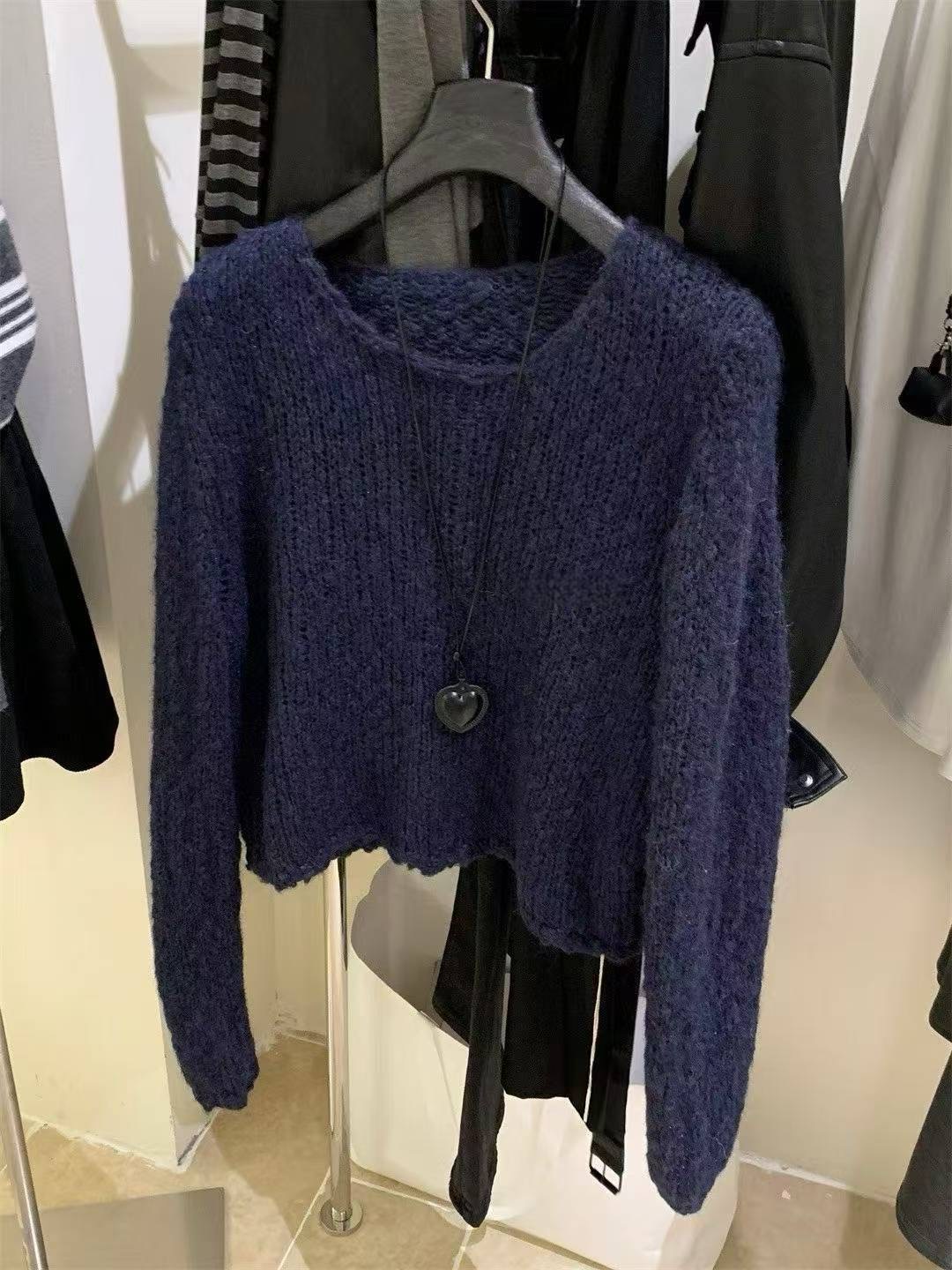 CELLONA韓國代購㊣女士新款職業推薦25秋冬針織衫不含配飾船領CELLONA針織衫圖色2