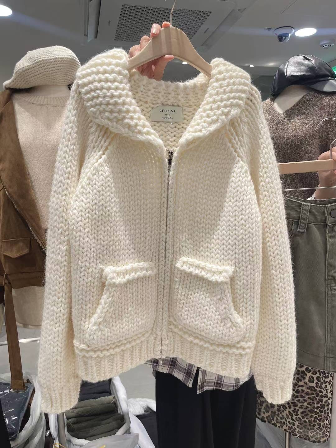 CELLONA東大門㊣代購女士新款人氣時尚推薦真品夾克手工制作CELLONA夾克圖色2
