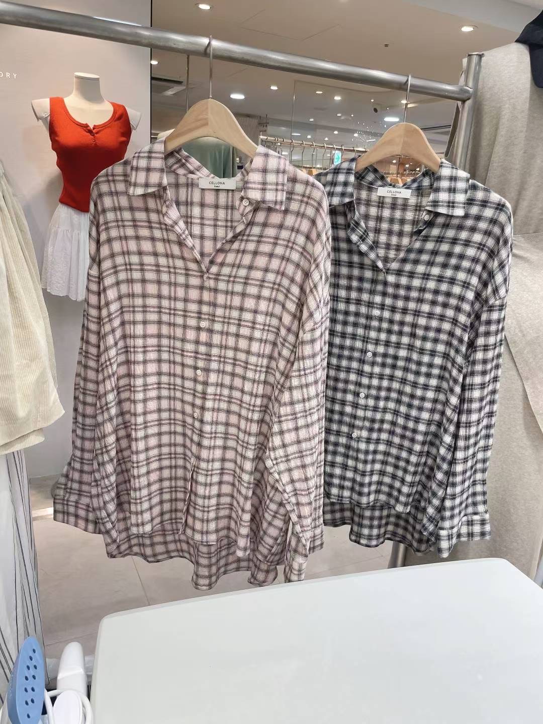 CELLONA東大門㊣代購女士新款25秋冬熱賣職業時尚襯衫蕾絲衫CELLONA襯衫/蕾絲衫