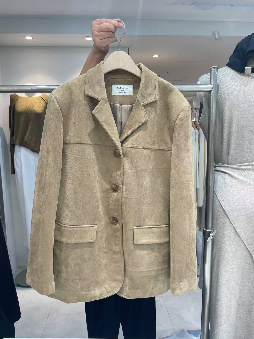 CELLONA東大門㊣代購女裝新款職業休閑熱賣人氣25秋冬真品夾克CELLONA夾克圖色2
