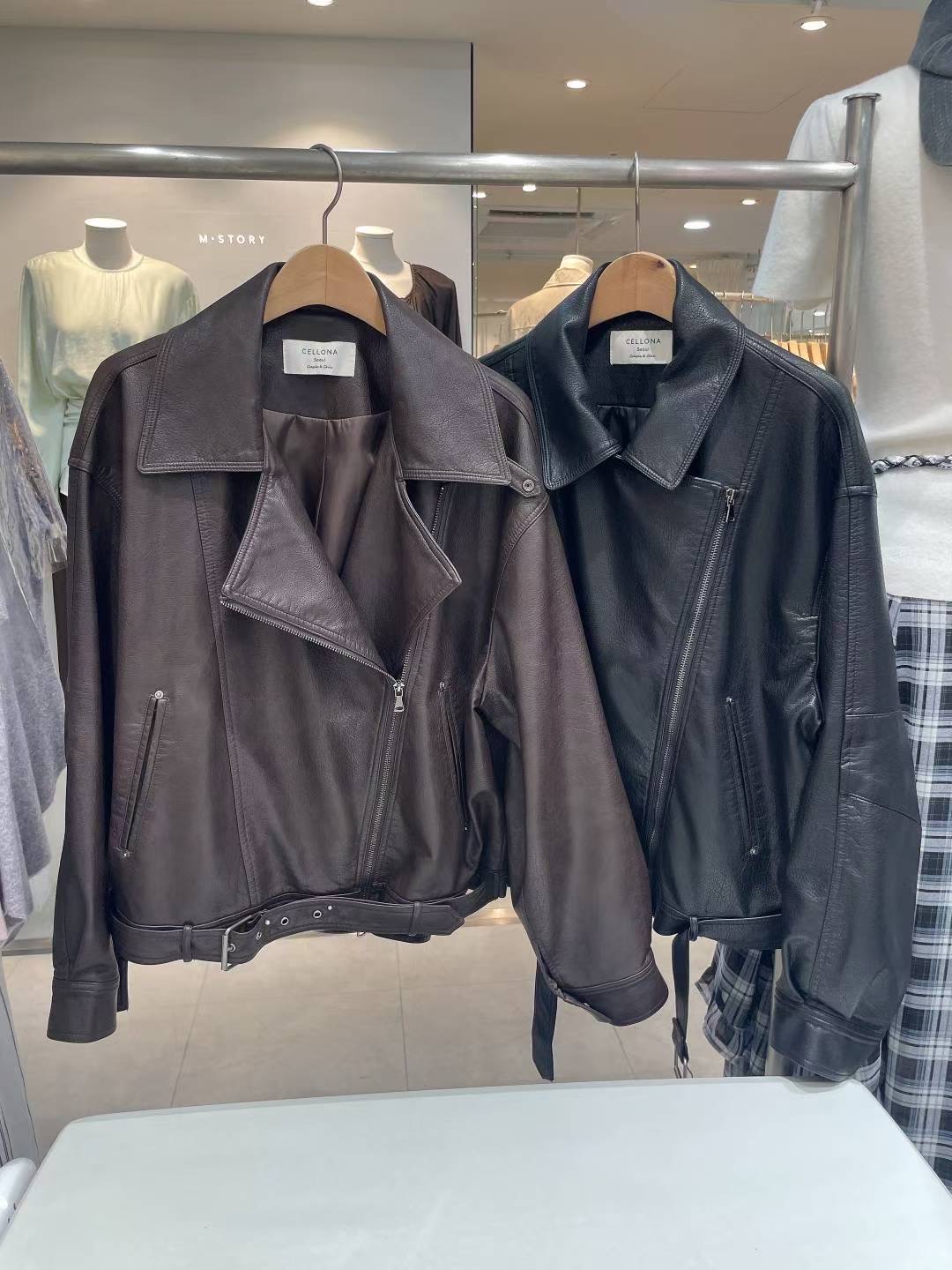 CELLONA東大門㊣代購女裝新品休閑時尚職業真品推薦夾克腰帶CELLONA夾克