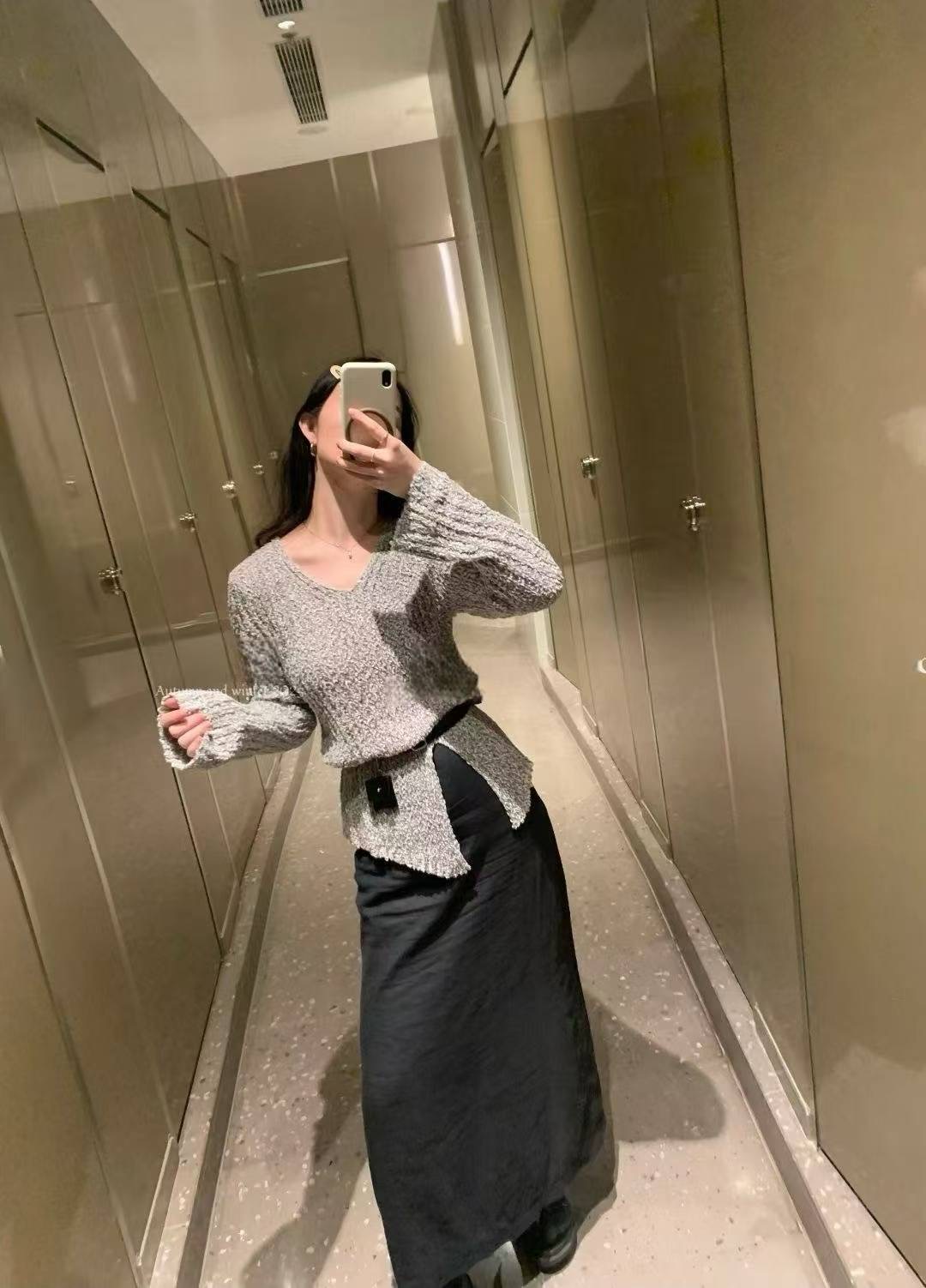 CELLONA韓國代購㊣女裝新款休閑推薦職業人氣25秋冬時尚毛衣CELLONA毛衣