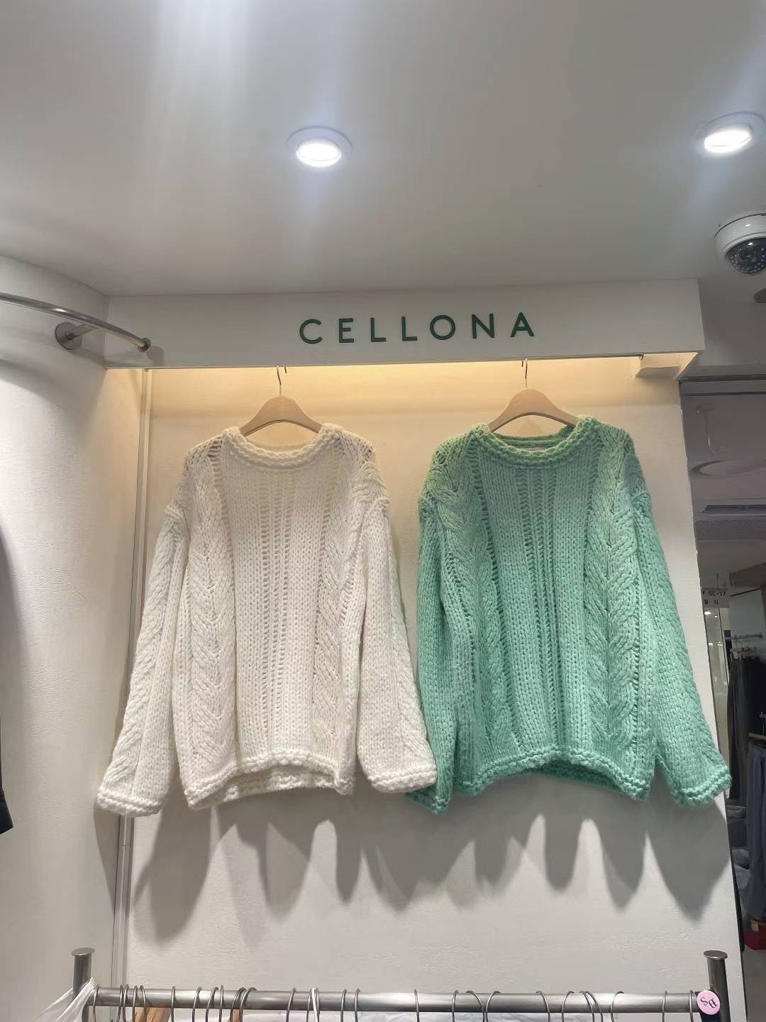 CELLONA東大門㊣直郵女士新款人氣真品熱賣時尚休閑職業毛衣CELLONA毛衣