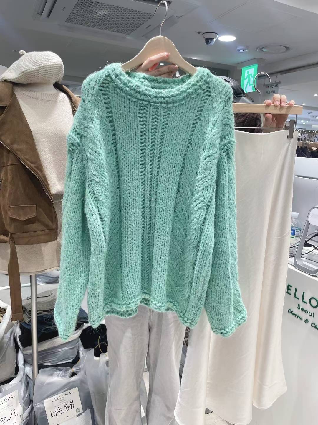 CELLONA東大門㊣直郵女士新款人氣真品熱賣時尚休閑職業毛衣CELLONA毛衣圖色2