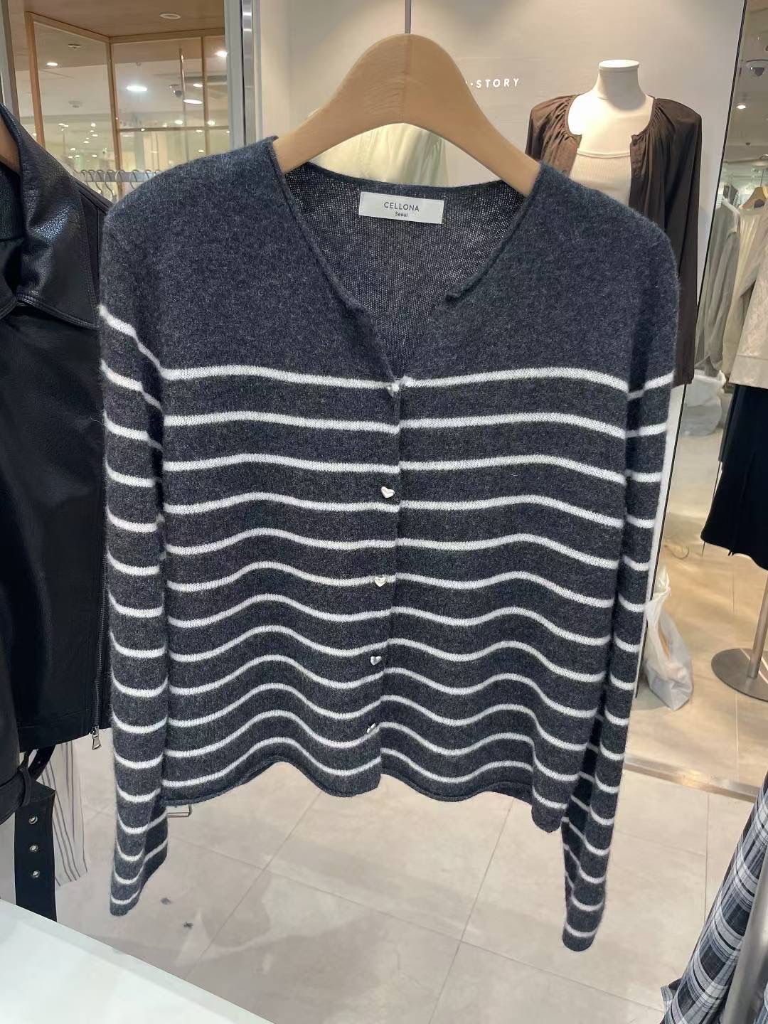 CELLONA韓國直郵㊣女士新品熱賣人氣職業時尚推薦休閑針織衫CELLONA針織衫圖色2