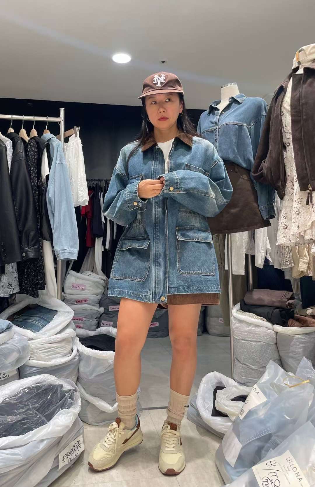 CELLONA東大門㊣直郵女士新款推薦人氣時尚25秋冬休閑職業夾克CELLONA夾克