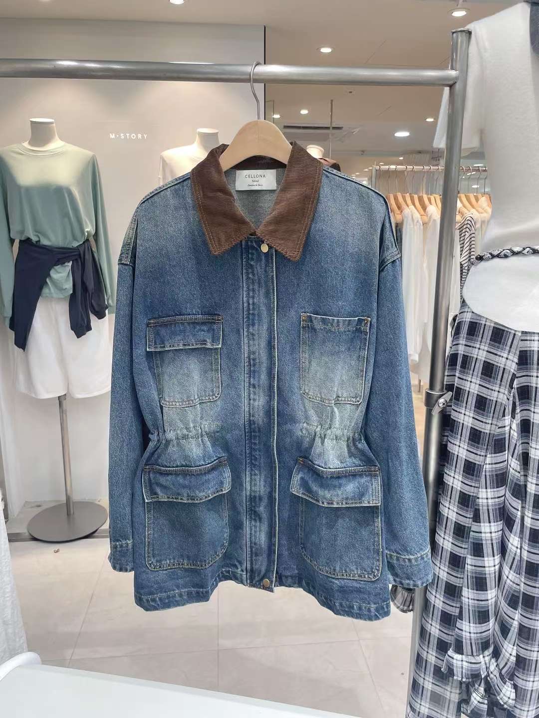 CELLONA東大門㊣直郵女士新款推薦人氣時尚25秋冬休閑職業夾克CELLONA夾克