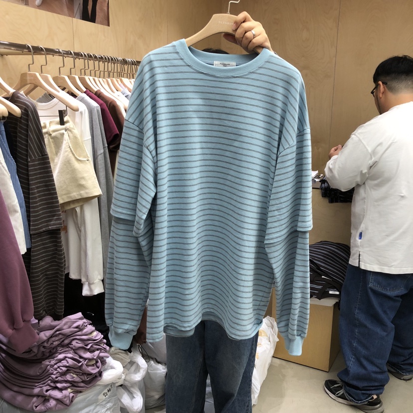 PLEASURE東大門㊣直郵女士新款推薦職業熱賣休閑時尚長袖T恤PLEASURE長袖T恤