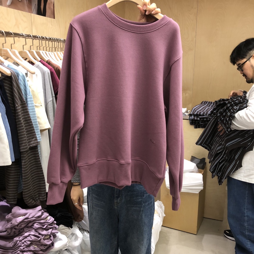 PLEASURE東大門㊣實拍女士新款推薦25秋冬時尚職業衛衣加絨PLEASURE衛衣圖色3