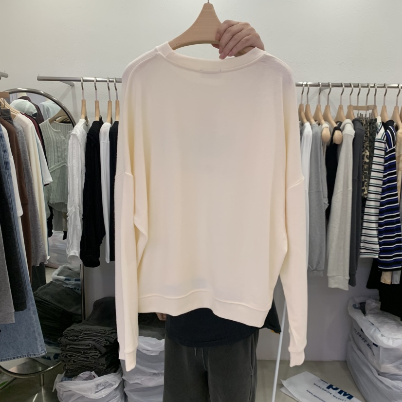 LELEN東大門㊣直郵女裝新款推薦休閑職業人氣時尚長袖T恤羊毛LELEN長袖T恤