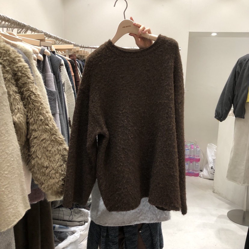 FRE韓國代購㊣女裝新款時尚休閑熱賣推薦人氣真品職業針織衫FRE針織衫圖色2