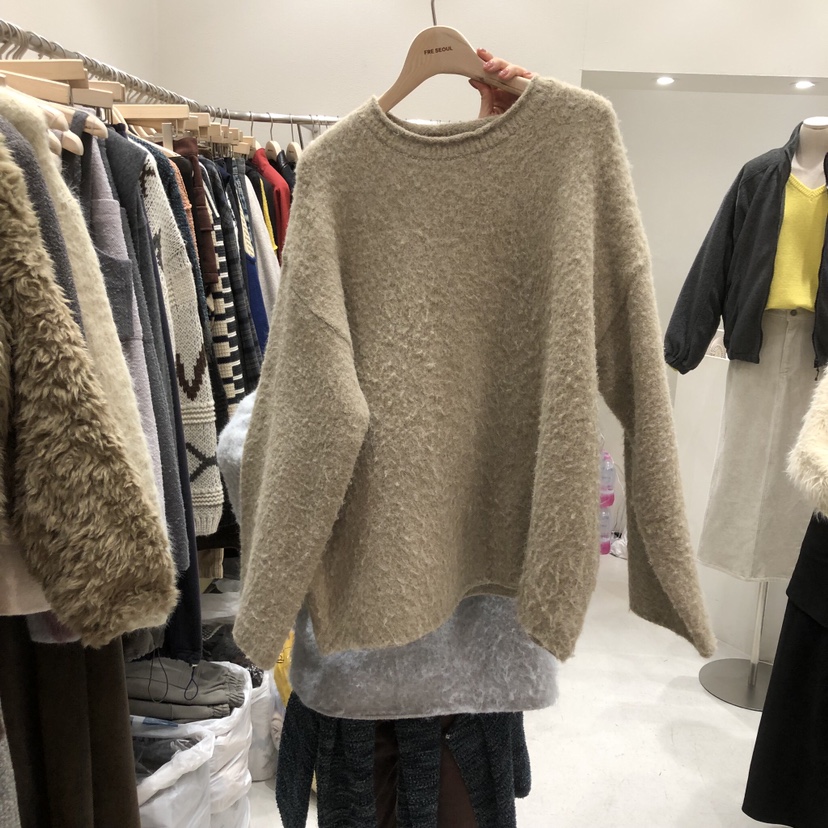 FRE韓國代購㊣女裝新款時尚休閑熱賣推薦人氣真品職業針織衫FRE針織衫圖色3