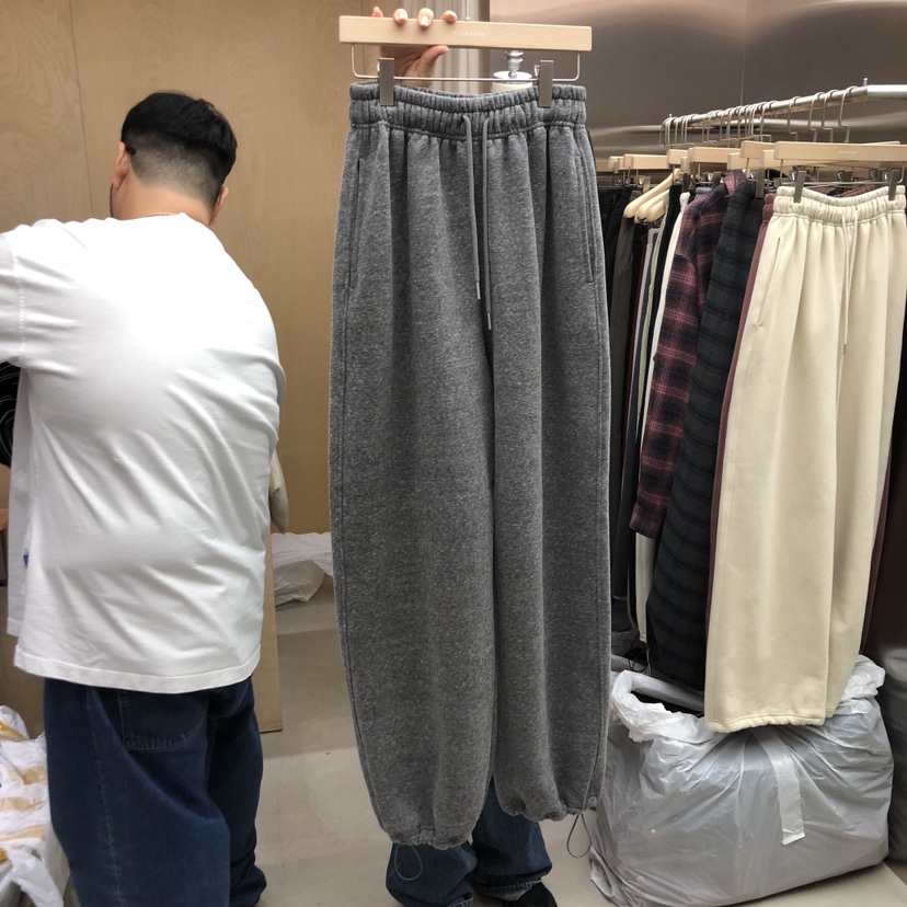 PLEASURE東大門㊣直郵女士新款時尚人氣25秋冬職業休閑褲加絨PLEASURE休閑褲