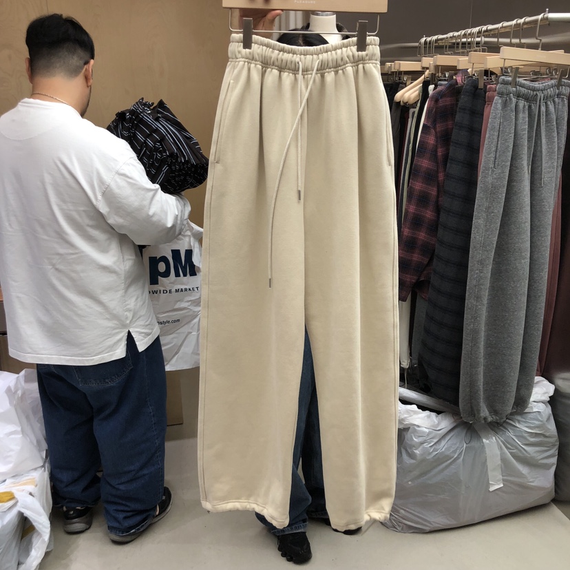 PLEASURE東大門㊣直郵女士新款時尚人氣25秋冬職業休閑褲加絨PLEASURE休閑褲圖色2