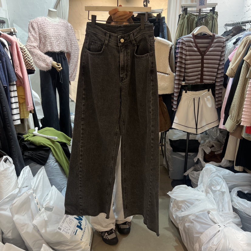 OZ韓國代購㊣女士新款職業真品休閑推薦時尚人氣25秋冬牛仔褲OZ.ounce牛仔褲圖色2