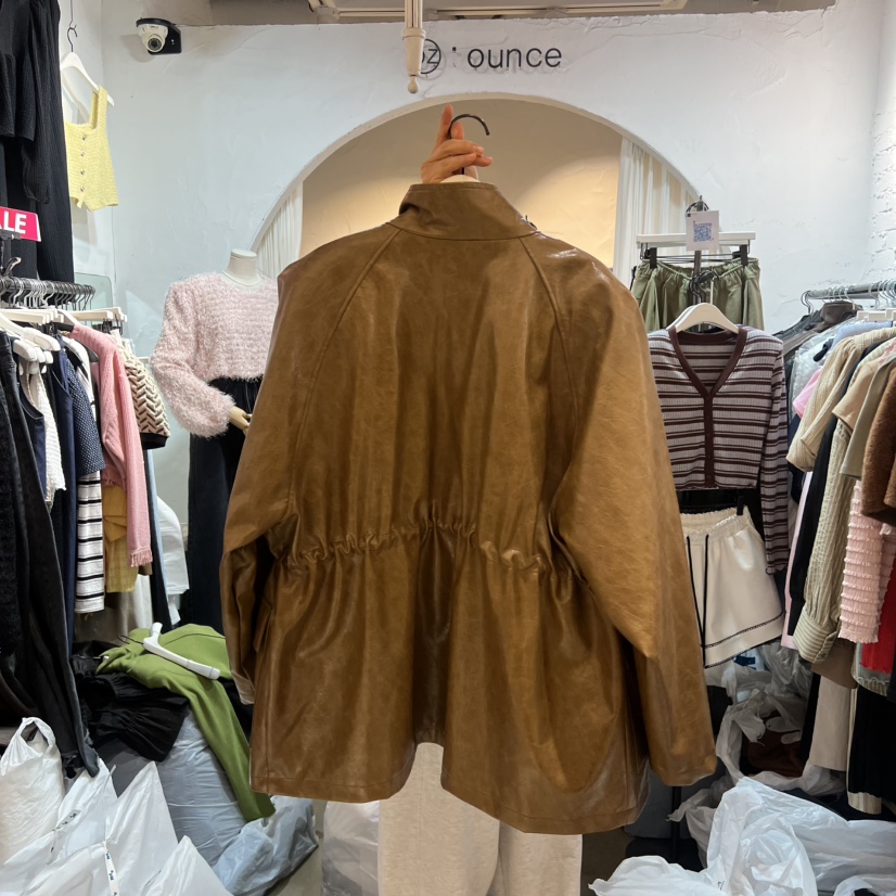 OZ東大門㊣代購女士新品熱賣真品人氣休閑職業時尚夾克皮革OZ.ounce夾克