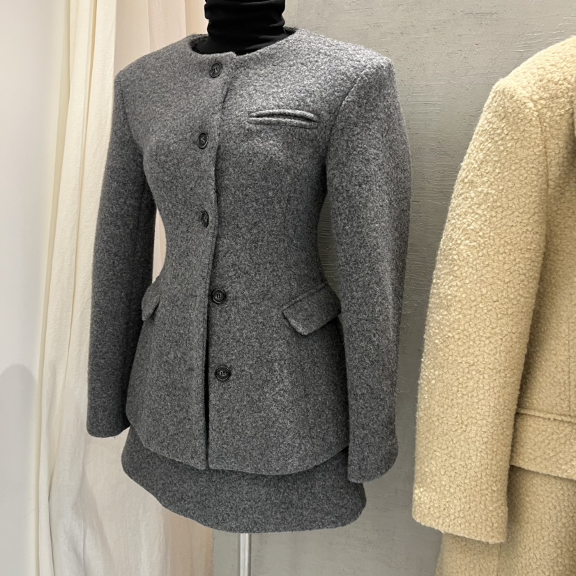 SALONDEMAG東大門㊣直郵女裝新品熱賣25秋冬時尚真品休閑短裙SALONDEMAG短裙