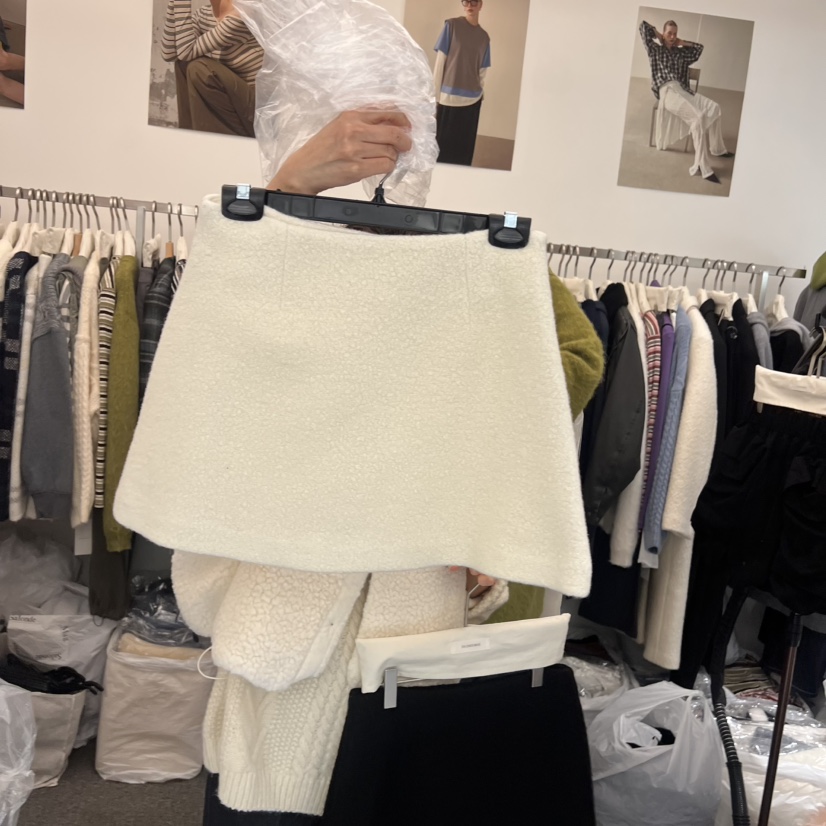 SALONDEMAG東大門㊣直郵女裝新品熱賣25秋冬時尚真品休閑短裙SALONDEMAG短裙圖色2