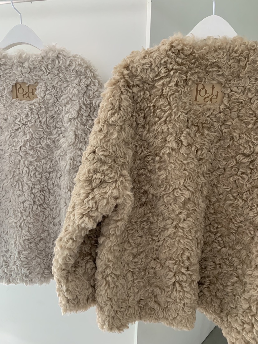 SHOP POSTER韓國代購㊣女士新品真品時尚人氣推薦夾克毛皮SHOP_POSTER夾克