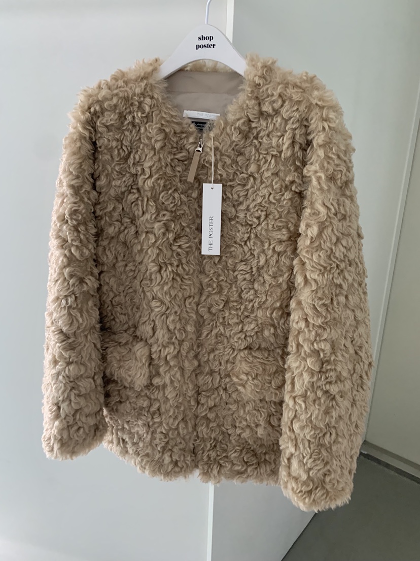 SHOP POSTER韓國代購㊣女士新品真品時尚人氣推薦夾克毛皮SHOP_POSTER夾克
