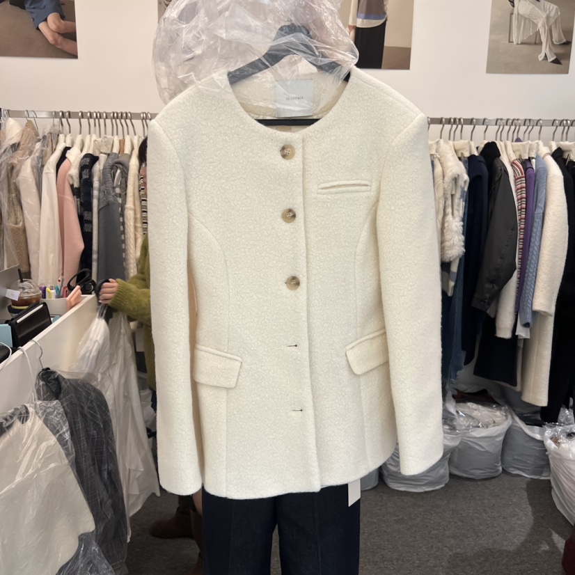 SALONDEMAG韓國直郵㊣女士新款休閑真品25秋冬夾克不含內搭SALONDEMAG夾克圖色2