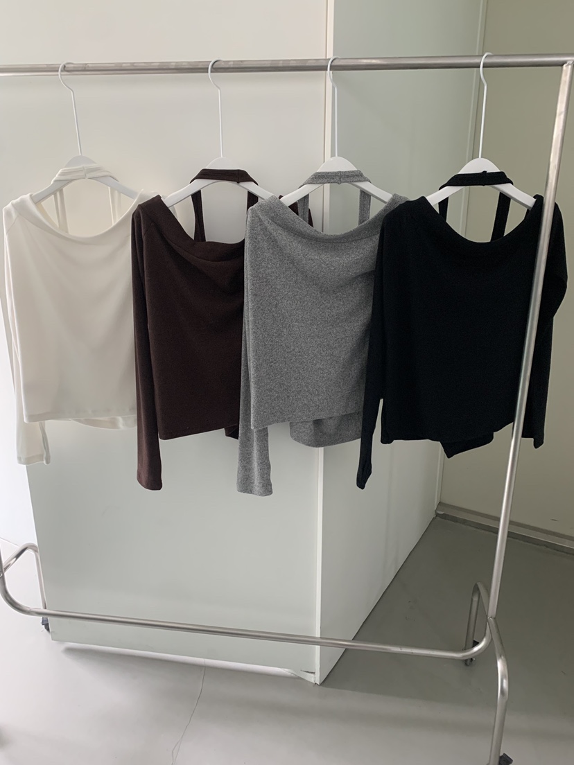 SHOP POSTER東大門㊣實拍女裝新品職業真品長袖T恤不含內搭SHOP_POSTER長袖T恤