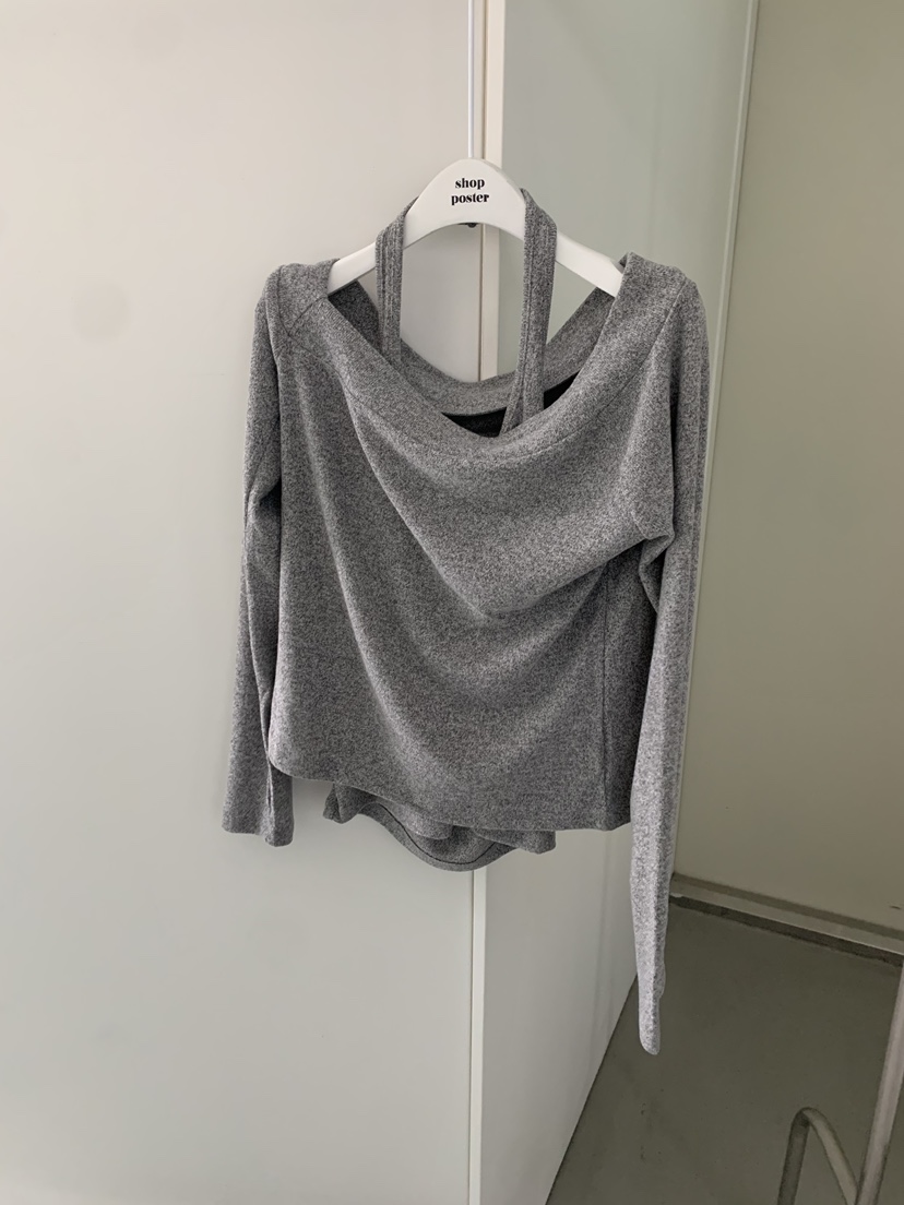 SHOP POSTER東大門㊣實拍女裝新品職業真品長袖T恤不含內搭SHOP_POSTER長袖T恤圖色2