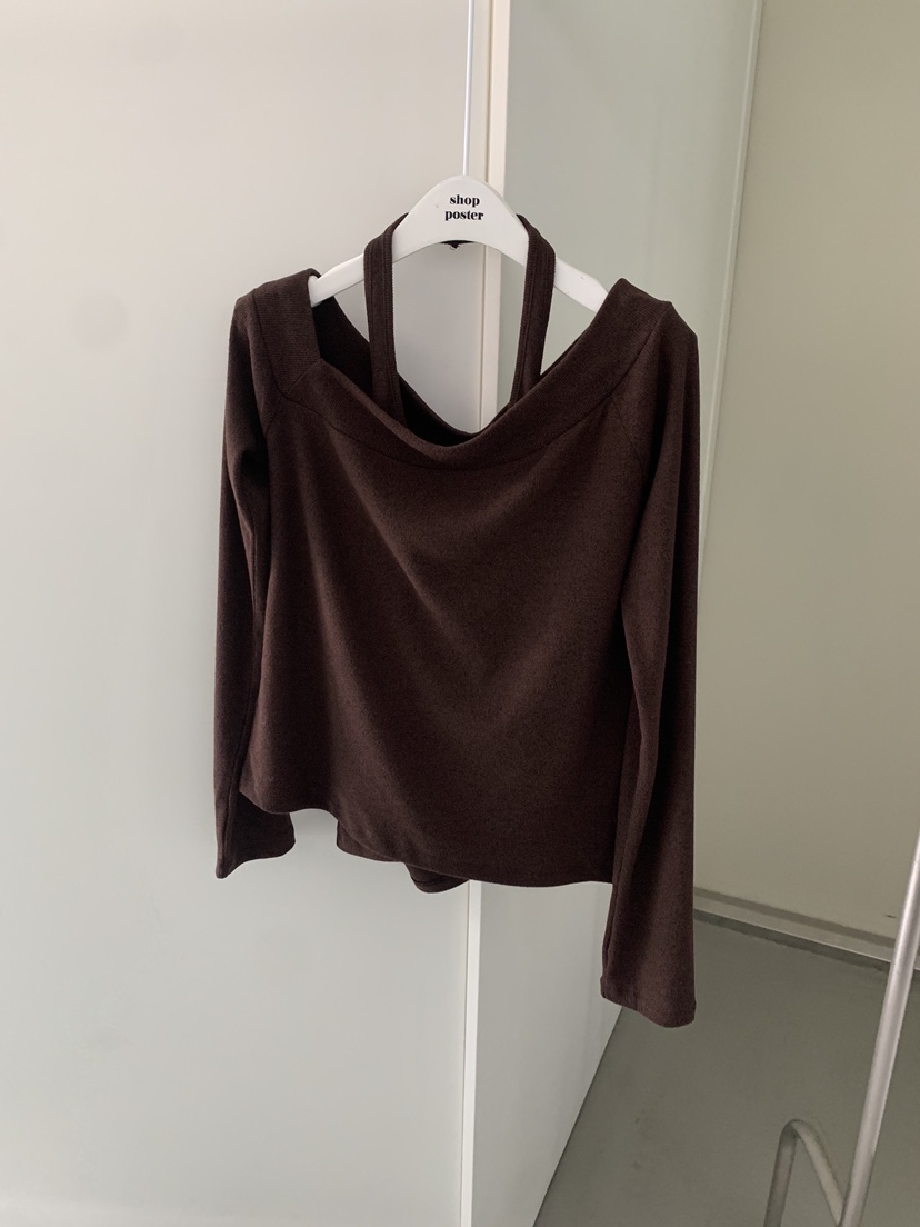 SHOP POSTER東大門㊣實拍女裝新品職業真品長袖T恤不含內搭SHOP_POSTER長袖T恤圖色3