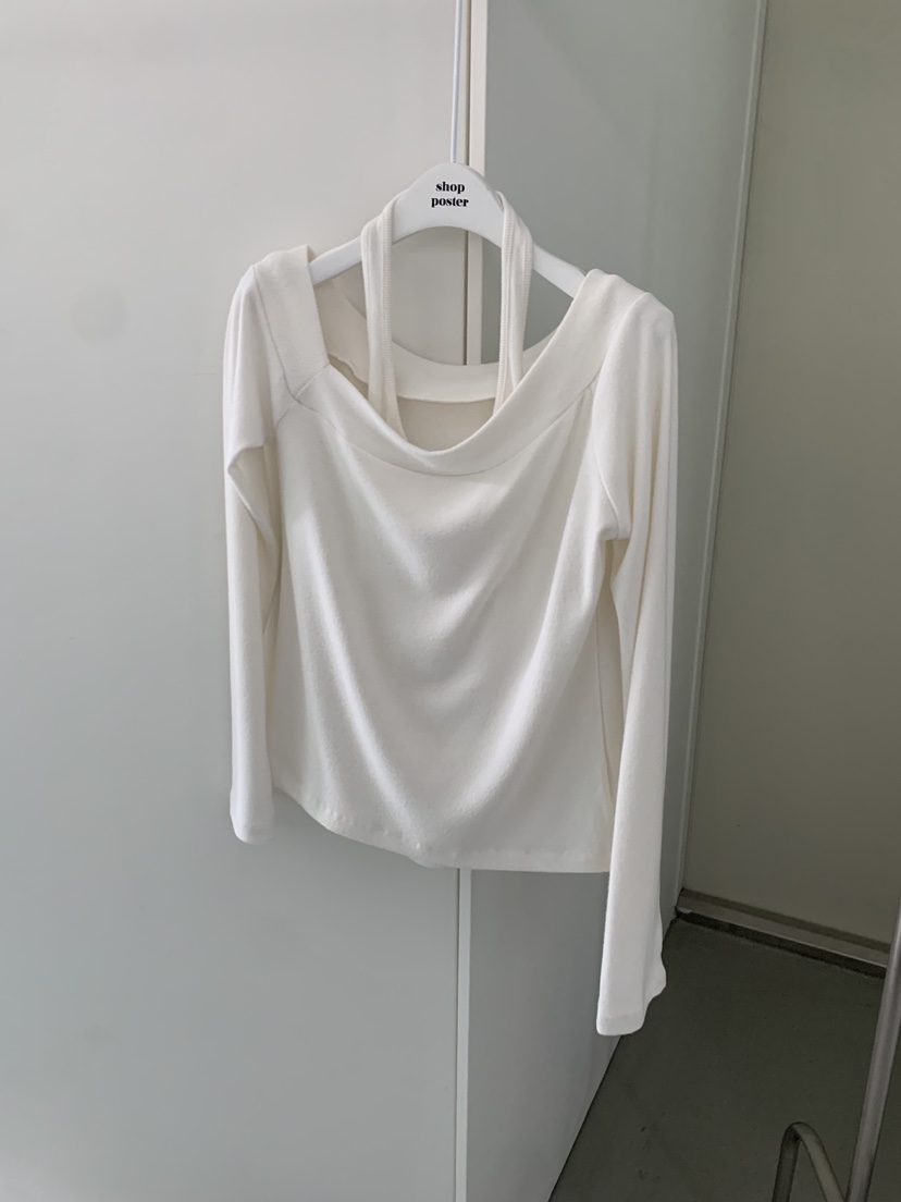 SHOP POSTER東大門㊣實拍女裝新品職業真品長袖T恤不含內搭SHOP_POSTER長袖T恤圖色4