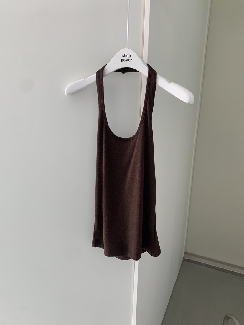 SHOP POSTER韓國代購㊣女裝新品職業25秋冬真品時尚吊帶背心SHOP_POSTER吊帶/背心圖色3