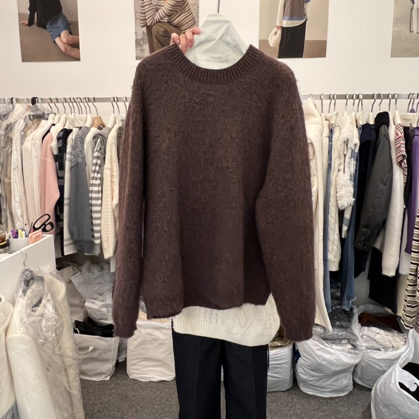 SALONDEMAG東大門㊣代購女士新款休閑時尚人氣推薦針織衫羊駝SALONDEMAG針織衫