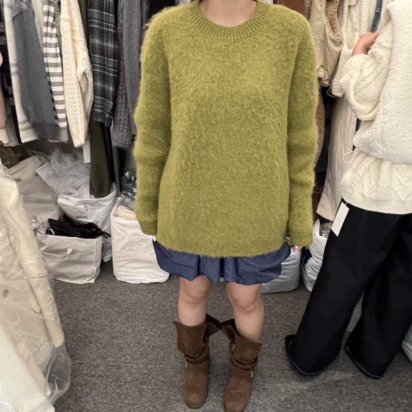 SALONDEMAG東大門㊣代購女士新款休閑時尚人氣推薦針織衫羊駝SALONDEMAG針織衫圖色2