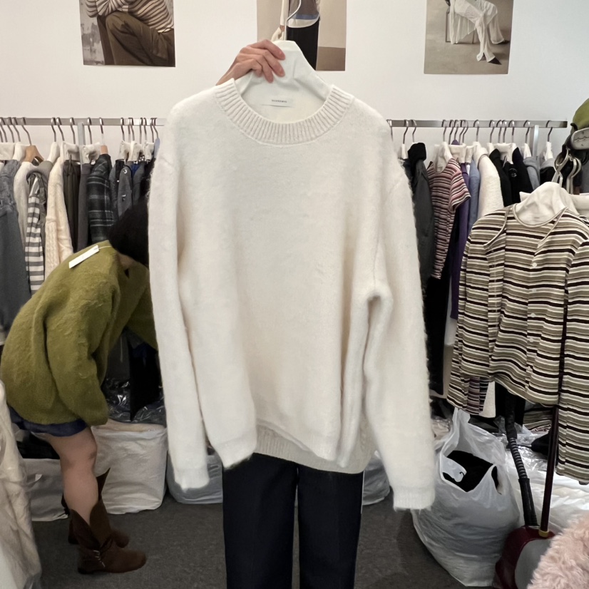 SALONDEMAG東大門㊣代購女士新款休閑時尚人氣推薦針織衫羊駝SALONDEMAG針織衫圖色3