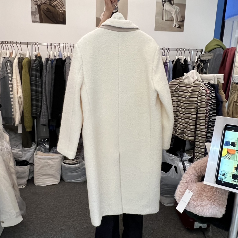 SALONDEMAG東大門㊣直郵女裝新款時尚休閑職業人氣中長款大衣SALONDEMAG中長款大衣