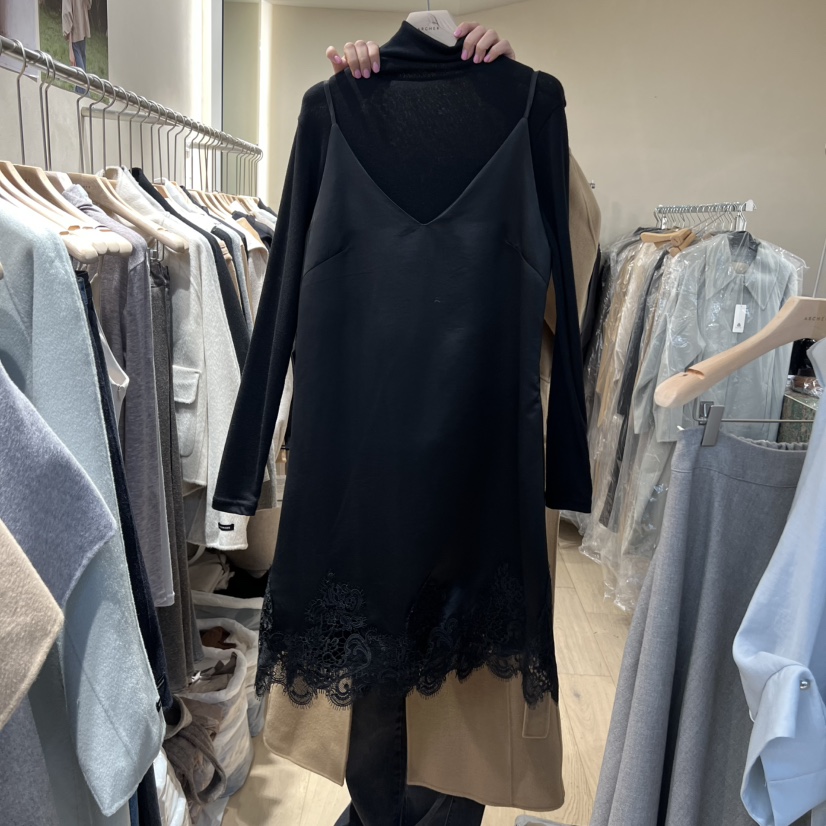 ARCHER韓國代購㊣女士新款熱賣時尚人氣25秋冬連衣裙不含內搭ARCHER連衣裙圖色3