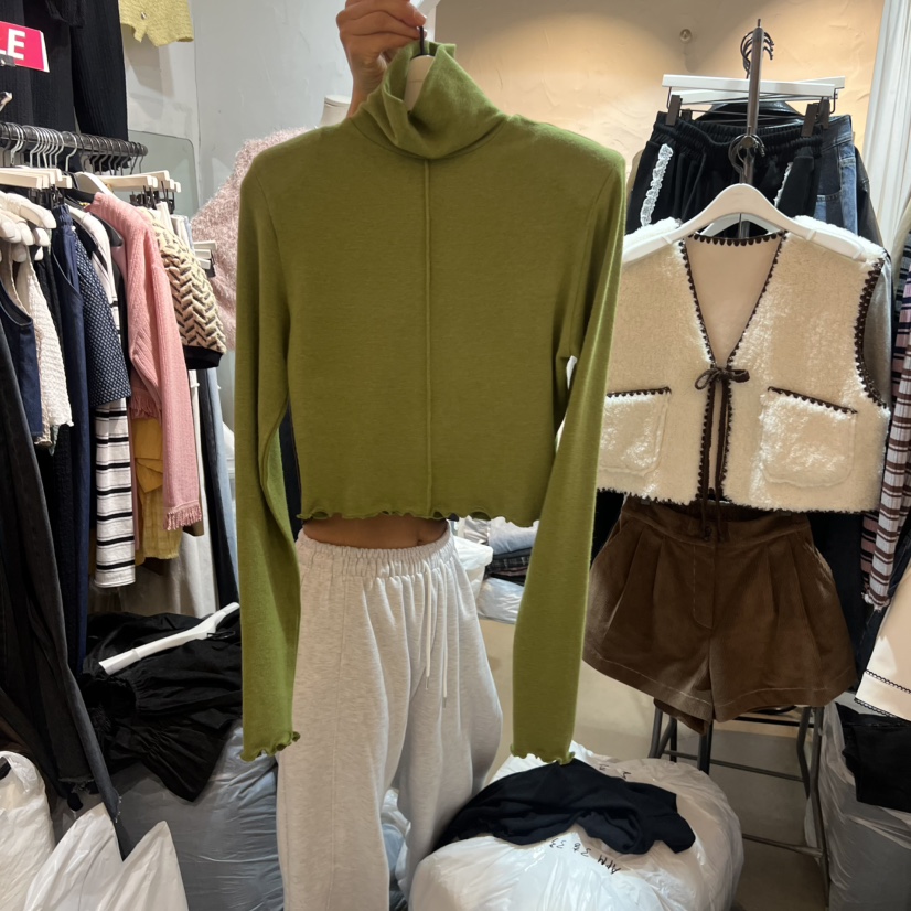 OZ東大門㊣實拍女裝新品推薦休閑熱賣人氣時尚25秋冬長袖T恤OZ.ounce長袖T恤圖色2