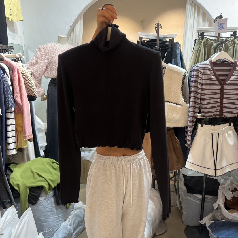 OZ東大門㊣實拍女裝新品推薦休閑熱賣人氣時尚25秋冬長袖T恤OZ.ounce長袖T恤圖色3