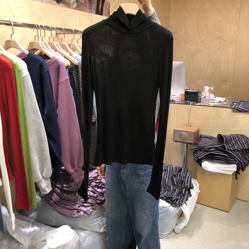 PLEASURE韓國代購㊣女裝新品推薦熱賣真品休閑職業時尚長袖T恤PLEASURE長袖T恤圖色4