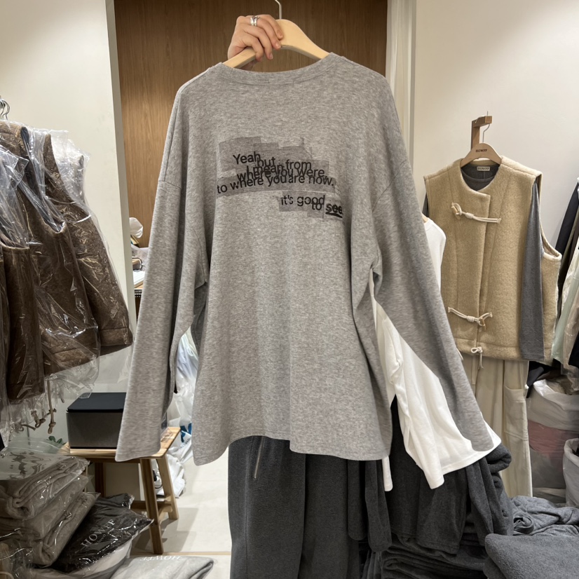 HOWFF東大門㊣直郵女裝新款人氣職業熱賣休閑25秋冬長袖T恤HOWFF長袖T恤