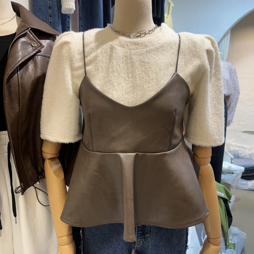 OZ韓國代購㊣女裝新款人氣熱賣真品25秋冬吊帶背心不含內搭OZ.ounce吊帶/背心